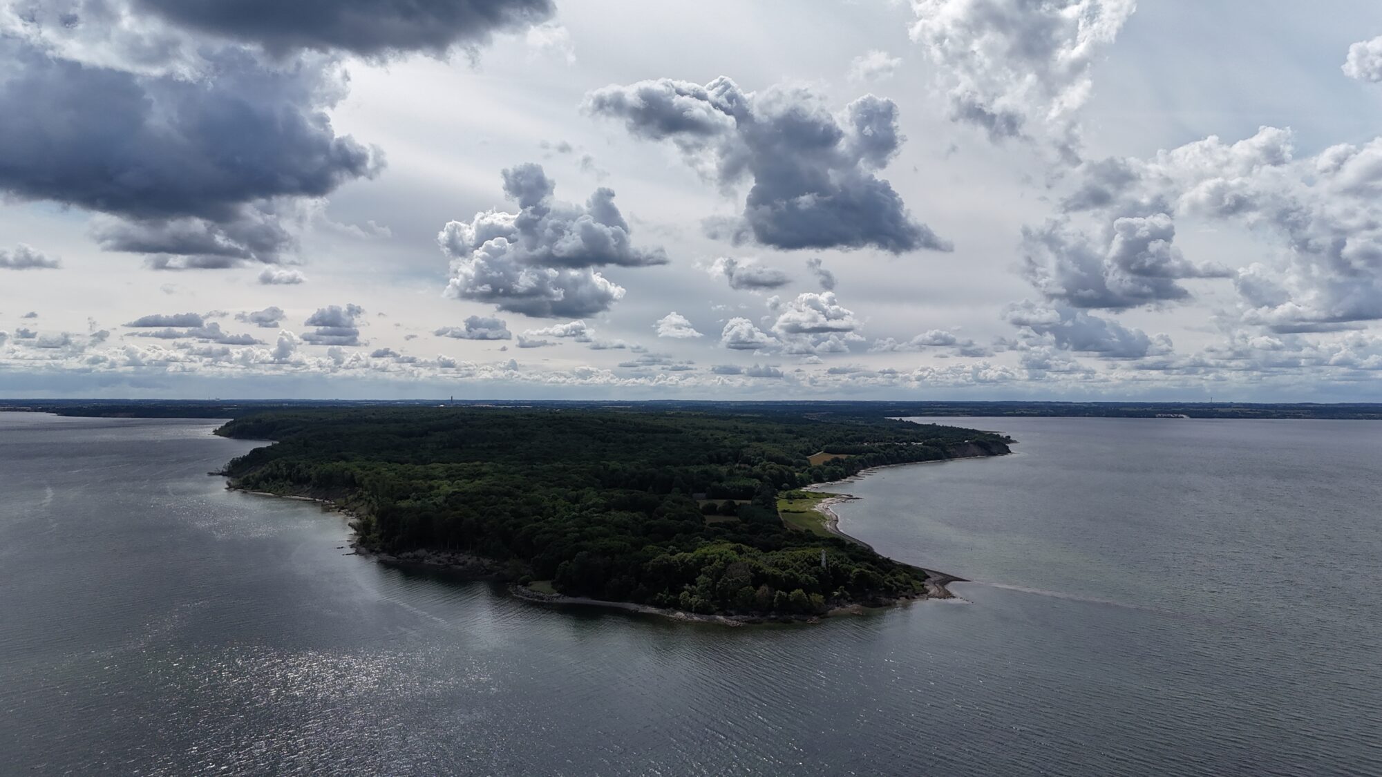 Treldenæs hvor Vejle fjord starter